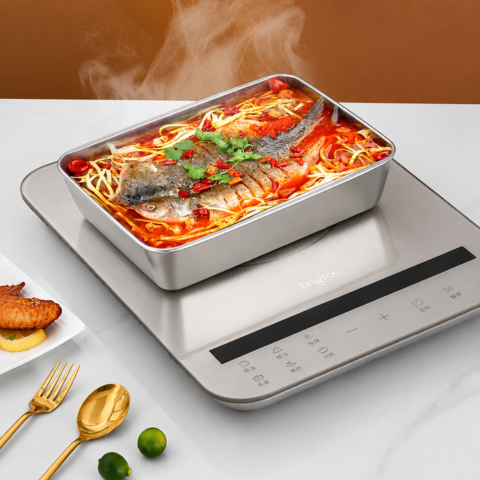 Recipiente multiuso de aço inoxidável 304 com tampa de silicone: ultraleve, seguro e conserva os nutrientes