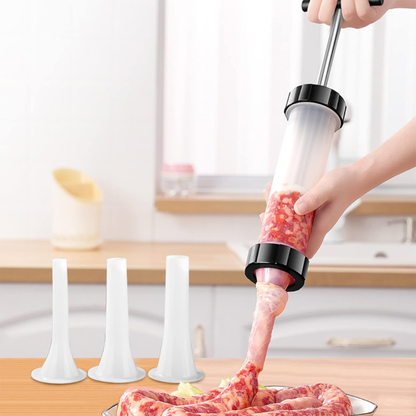 Máquina Manual para Enchidos com 3 Bicos – Uso Doméstico
