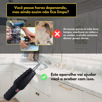 Depenador De Aves Portátil E Manual – Prático e Rápido
