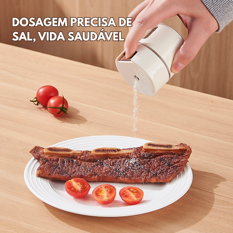 Conjunto Inovador de Frascos Magnéticos para Temperos — 6 Unidades com Dosagem Precisa e Fixação na Parede