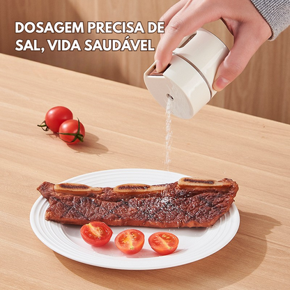 Conjunto Inovador de Frascos Magnéticos para Temperos — 6 Unidades com Dosagem Precisa e Fixação na Parede
