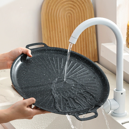 Frigideira grelhadora universal para fogão a gás, fogão de indução e chama aberta