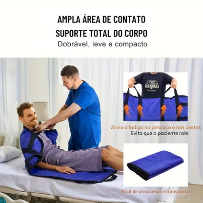 Tapete de transferência de doentes com 6 pegas reforçadas, almofada médica multiusos para camas, pessoas idosas.