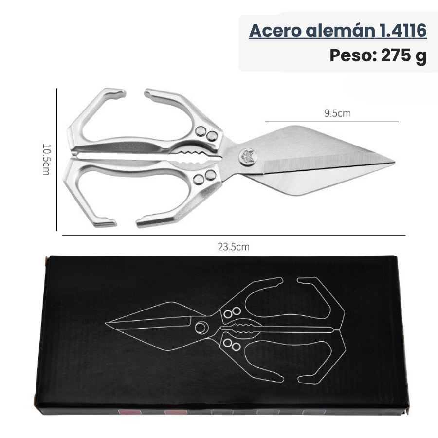🇵🇹 Tesouras Grandes Com Lâmina Em Forma De Diamante, Feitas De Aço Inoxidável Maciço Importado Da Alemanha