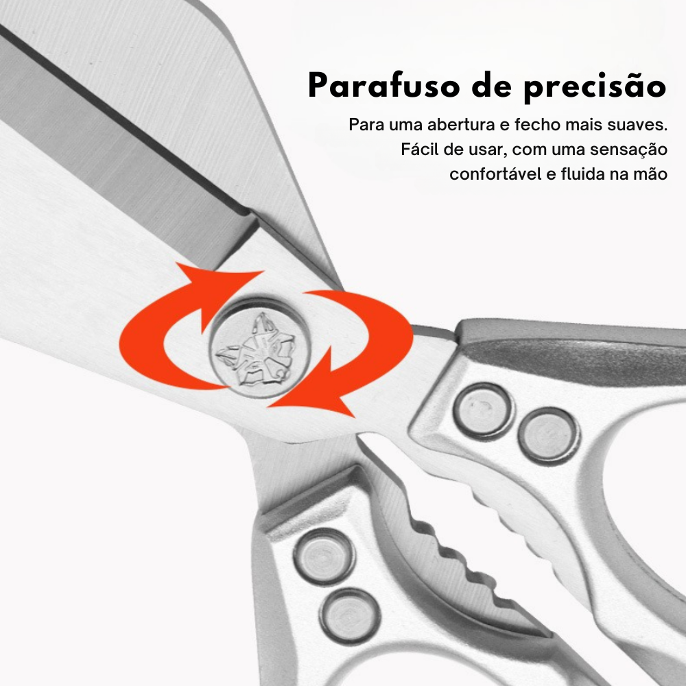 🇪🇸 Tesouras grandes com lâmina em forma de diamante, feitas de aço inoxidável maciço importado da Alemanha