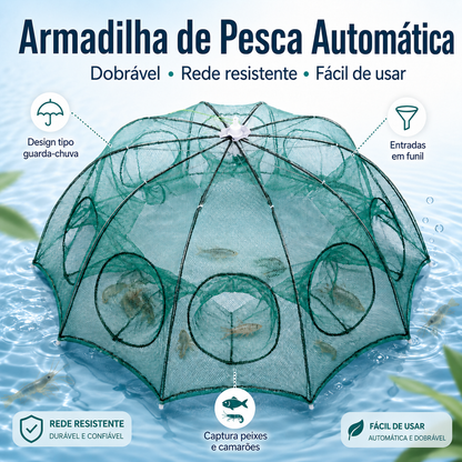 Apanhar Peixes Sem Esforço - A Melhor Gaiola De Rede De Pesca!