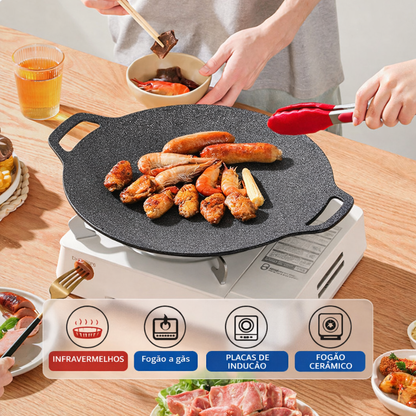 🔥 Frigideira antiaderente multiusos com 6 camadas, adequada para fogões de indução.