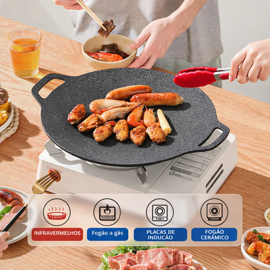 🔥 Frigideira antiaderente multiusos com 6 camadas, adequada para fogões de indução.