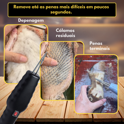 Depenador De Aves Portátil E Manual – Prático e Rápido