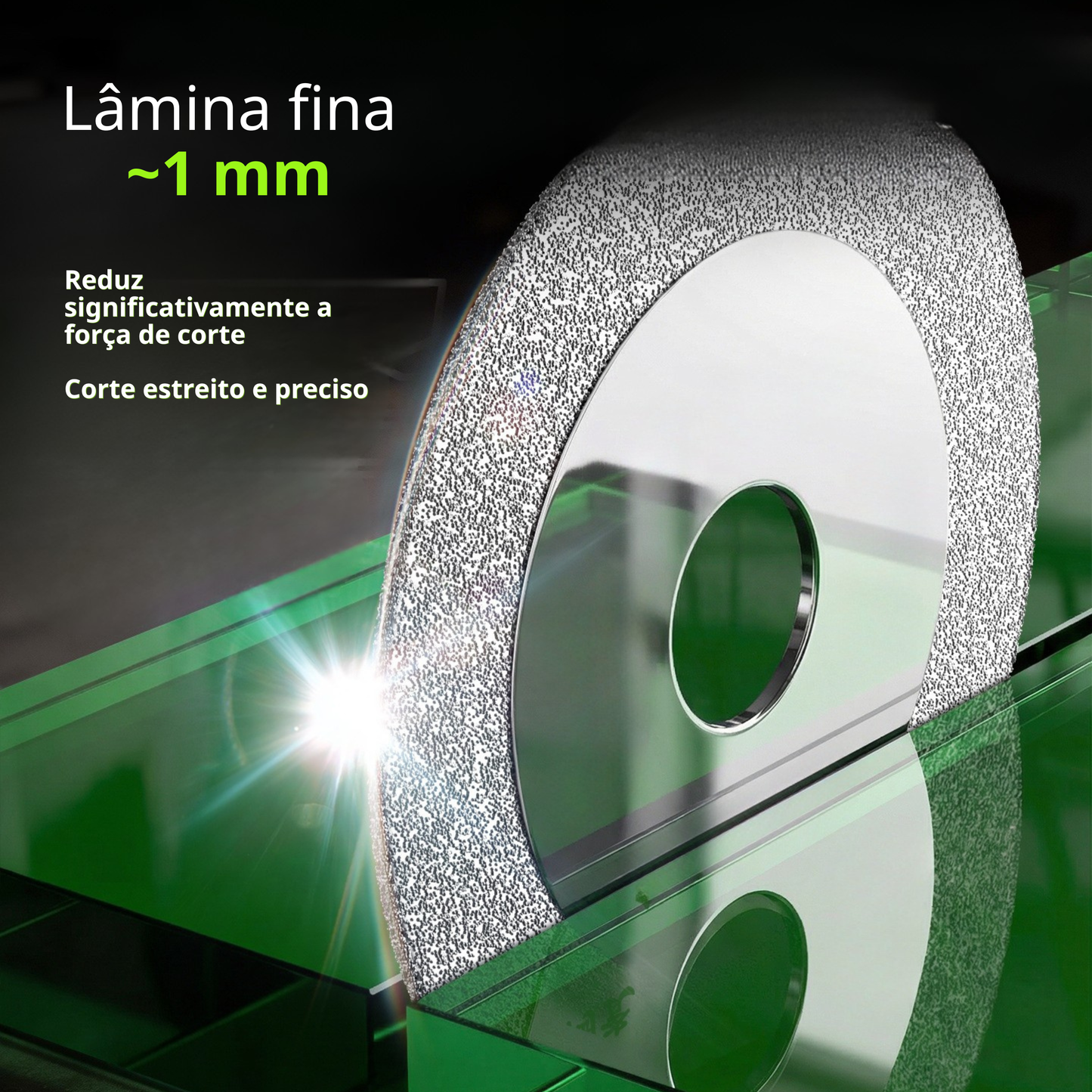Disco Diamantado Multifuncional 3 em 1 para Corte Preciso