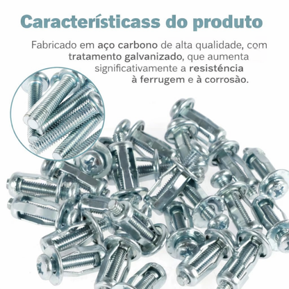 🔩 PARAFUSO DE EXPANSÃO M6 × 25 – FIXAÇÃO MAIS FIRME DO QUE PARAFUSOS COMUNS