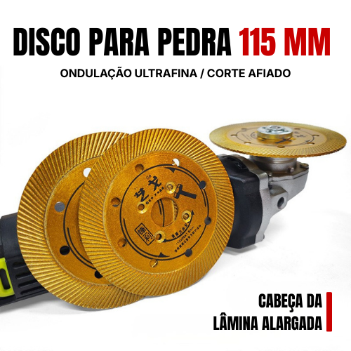 Disco de Corte Diamantado Multifunções 5 em 1 – Corte, Desbaste, Abertura de Ranhuras, Modelagem e Acabamento de Superfícies