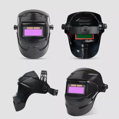 Máscara de Soldadura Automática com Escurecimento Premium com Luz LED, Leve na Cabeça, Proteção Ocular Total