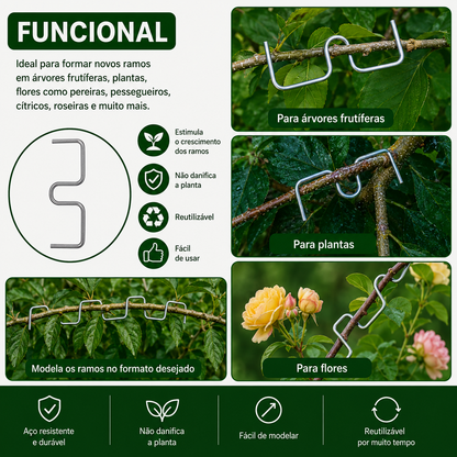 Kit com 50 peças para dobrar ramos no estilo Japonês – mais flores e frutos mais bonitos.