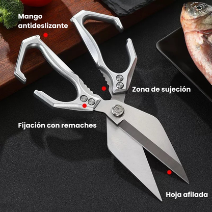 🇵🇹 Tesouras Grandes Com Lâmina Em Forma De Diamante, Feitas De Aço Inoxidável Maciço Importado Da Alemanha