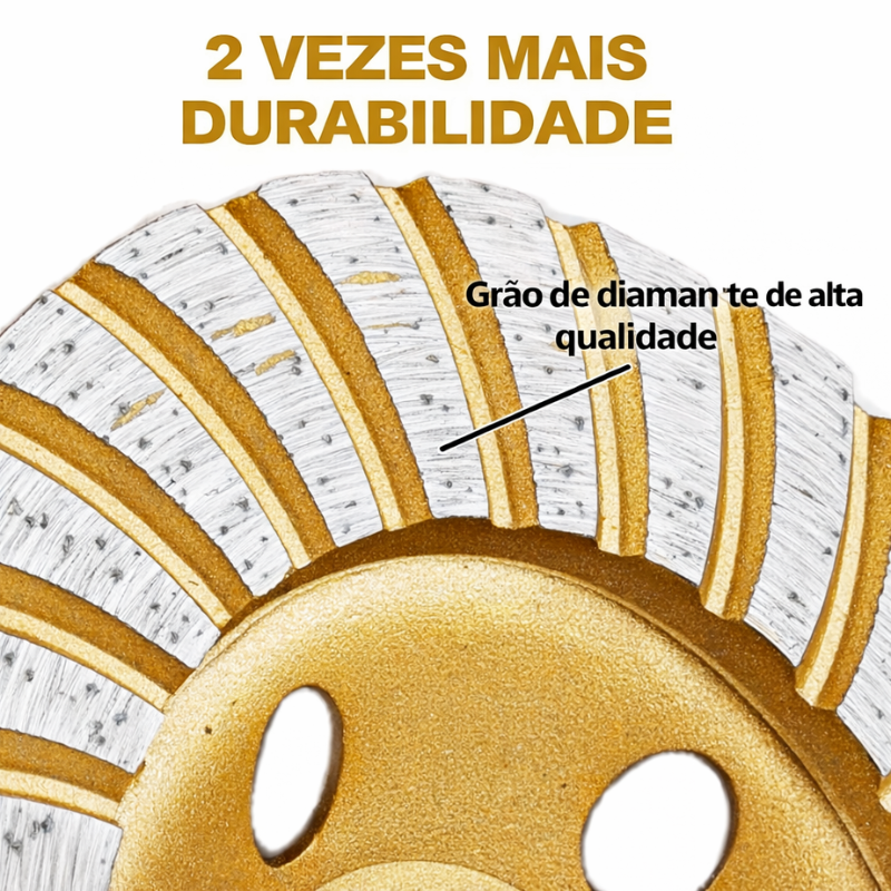 DISCO DE DESBASTE DIAMANTADO PRO – DESEMPENHO PROFISSIONAL