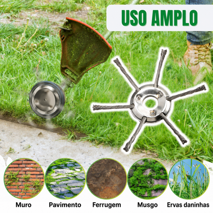 A Cabeça Do Cortador Tem 6 Ramos Tecidos Com Fio De Aço Resistente