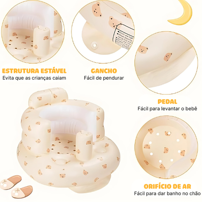 BestSeller™ - Cadeira Insuflável Multifuncional E Confortável Para Bebê