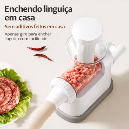 Recheie linguiças em casa de forma prática Sem sujar as mãos – sem perder tempo