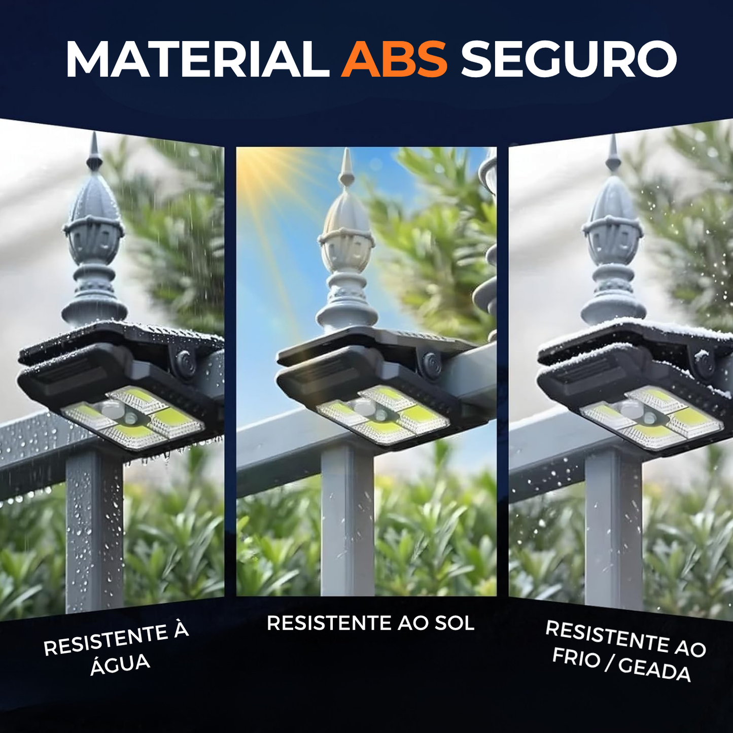 Luz Solar de Segurança com Sensor de Movimento