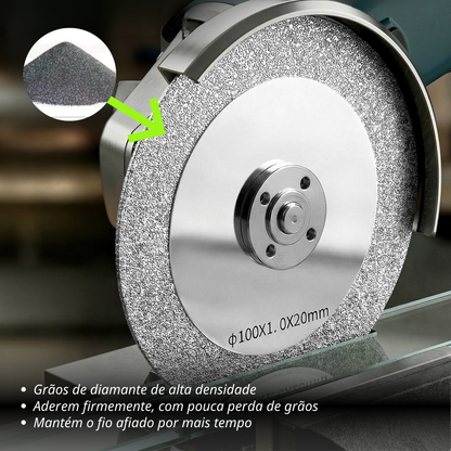 Disco Diamantado Multifuncional 3 em 1 para Corte Preciso