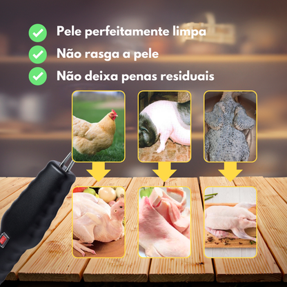 Depenador De Aves Portátil E Manual – Prático e Rápido