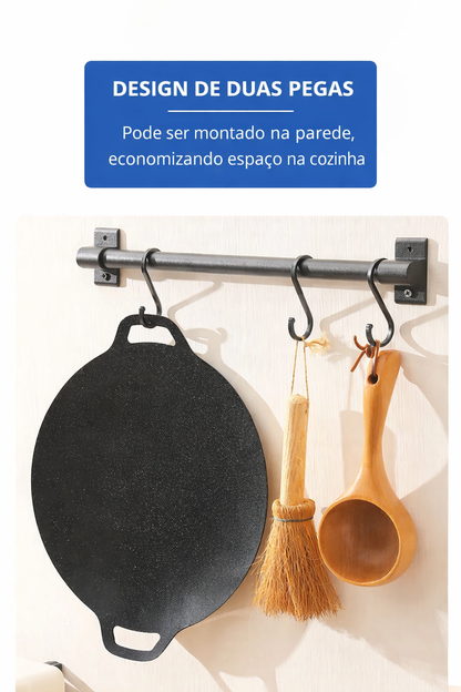 Frigideira Antiaderente Multiuso de 6 Camadas, Pode Ser Usada em Placas de Indução