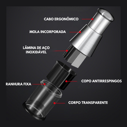KitchenHelp™ Picadora de acero para ajo, cebolla, jengibre, guindilla y fruta