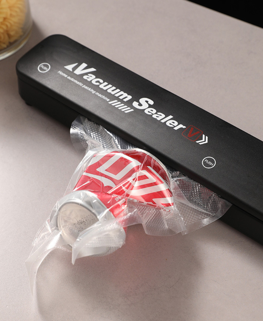 Seladora a Vácuo para Alimentos para a Conservação Prolongada de Alimentos — Inclui 100 Sacos a Vácuo Gratuitos
