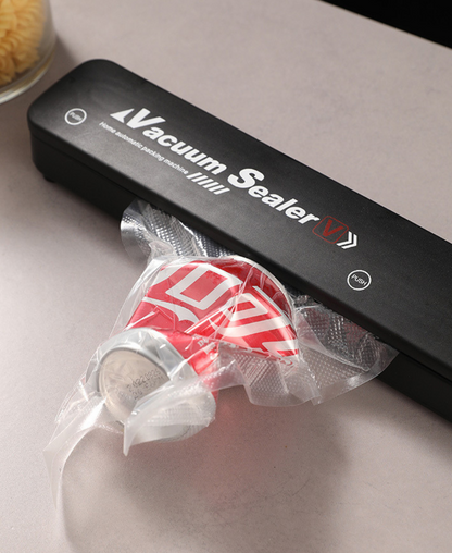Seladora a Vácuo para Alimentos para a Conservação Prolongada de Alimentos — Inclui 100 Sacos a Vácuo Gratuitos