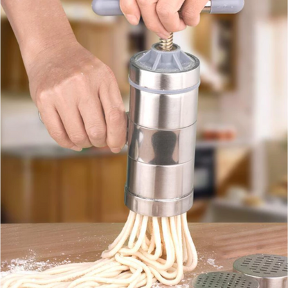 Máquina manual de aço inoxidável para fazer macarrão/massa