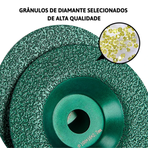 Disco de Corte e Lixamento Diamantado Multiuso de Nova Geração – Para Todos os Materiais