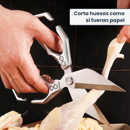 🇪🇸 Tesouras grandes com lâmina em forma de diamante, feitas de aço inoxidável maciço importado da Alemanha