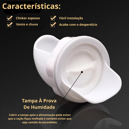 Porta De Alimentação Automática Para Galinhas E Patos Para Todos Os Tipos De Baldes – Inclui Broca Serra Copo