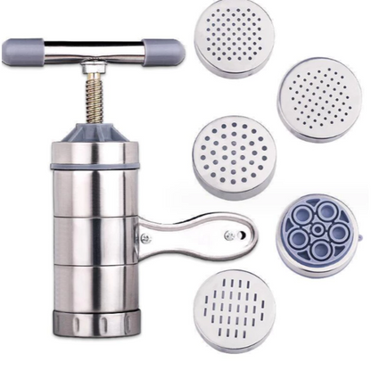 Máquina manual de aço inoxidável para fazer macarrão/massa