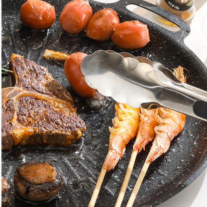 Frigideira Grelhadora Universal Para Fogão A Gás, Fogão De Indução E Chama Aberta