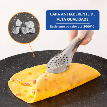 🔥 Frigideira antiaderente multiusos com 6 camadas, adequada para fogões de indução.
