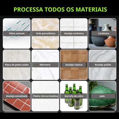 Disco Diamantado Multifuncional 3 em 1 para Corte Preciso