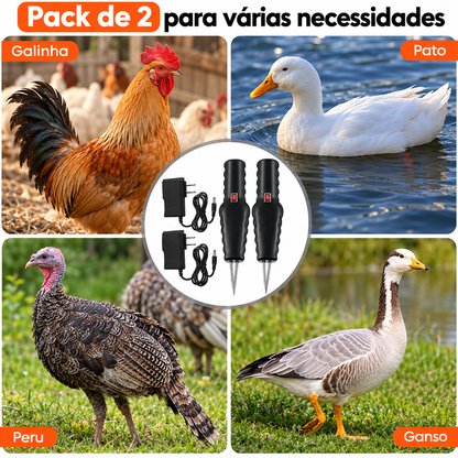 Depenador Elétrico Portátil para Aves
