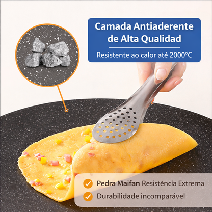 🇵🇹 Frigideira antiaderente multiusos de 6 camadas, compatível com fogões de indução. (Copy)
