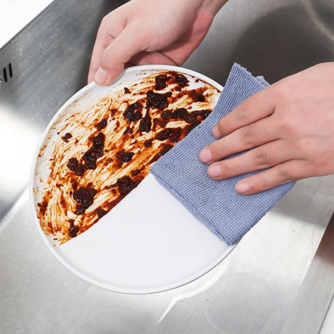 BestSeller™ – Pano de Limpeza Extraível em Microfibra, Super Absorvente, Reutilizável, Uso a Seco e Húmido, Ideal para Cozinha e Casa
