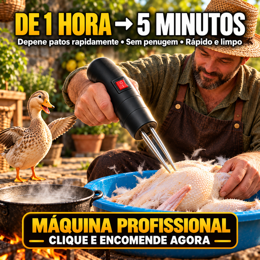 Depenador De Aves Portátil E Manual