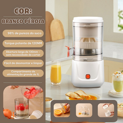 Espremedor Elétrico Multifuncional – Suco Durável e Prático em Casa