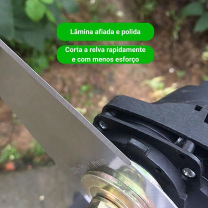 Lâmina de aço manganês 65 – Mais durável, corta mais rápido e de forma uniforme