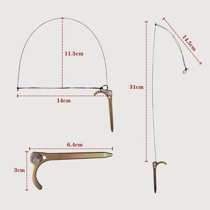 Armadilha para Aves de Tamanho Médio — Perfeita para Galinhas, Faisões, Patos e Mais