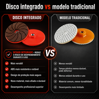 Disco abrasivo multifuncional para rebarbadora angular