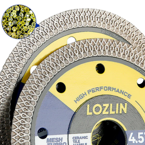 Disco Diamantado Fino para Cortes Limpos em Azulejo, Cerâmica e Mármore