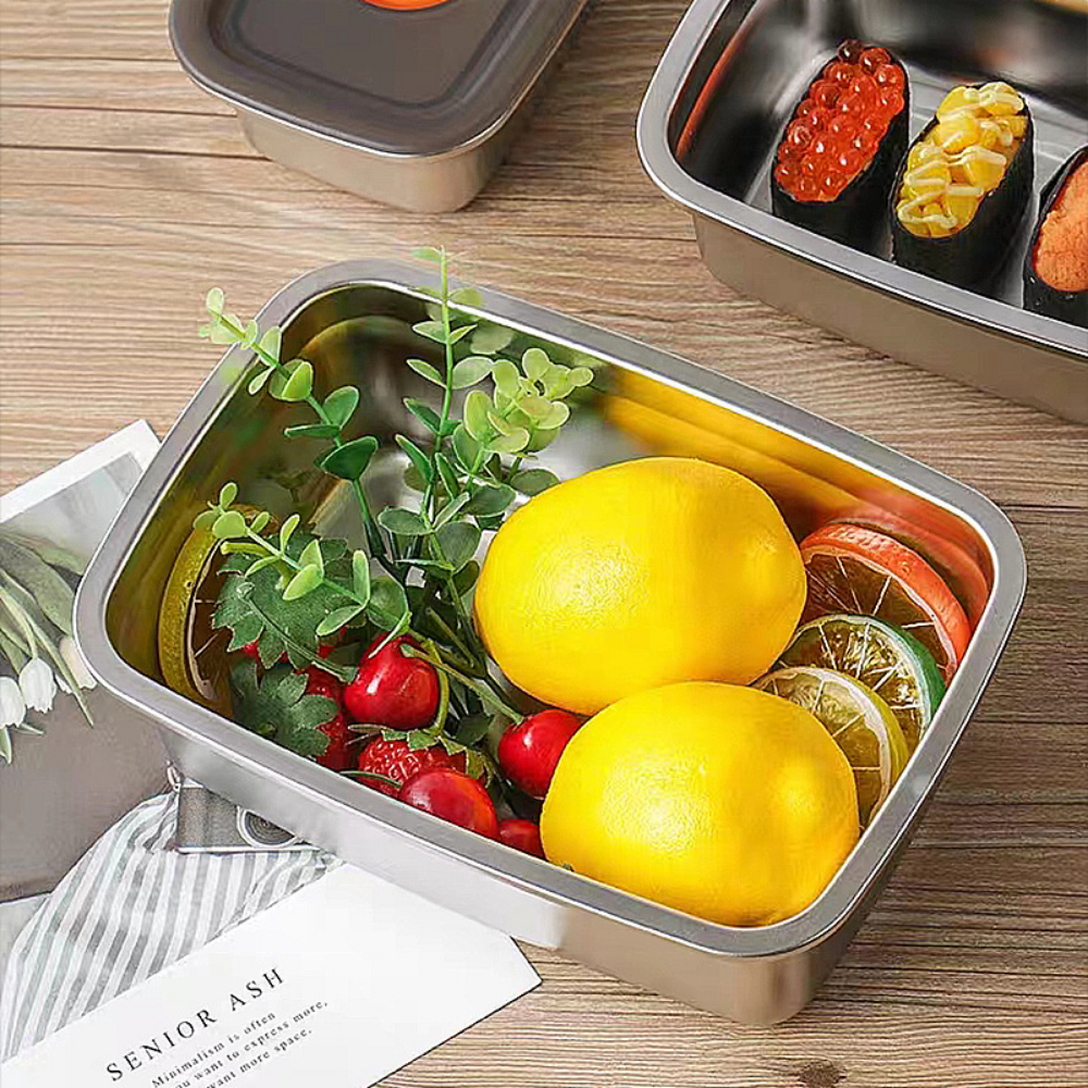 Recipiente Alimentar a Vácuo em Aço Inoxidável Antibacteriano – 1000 ml