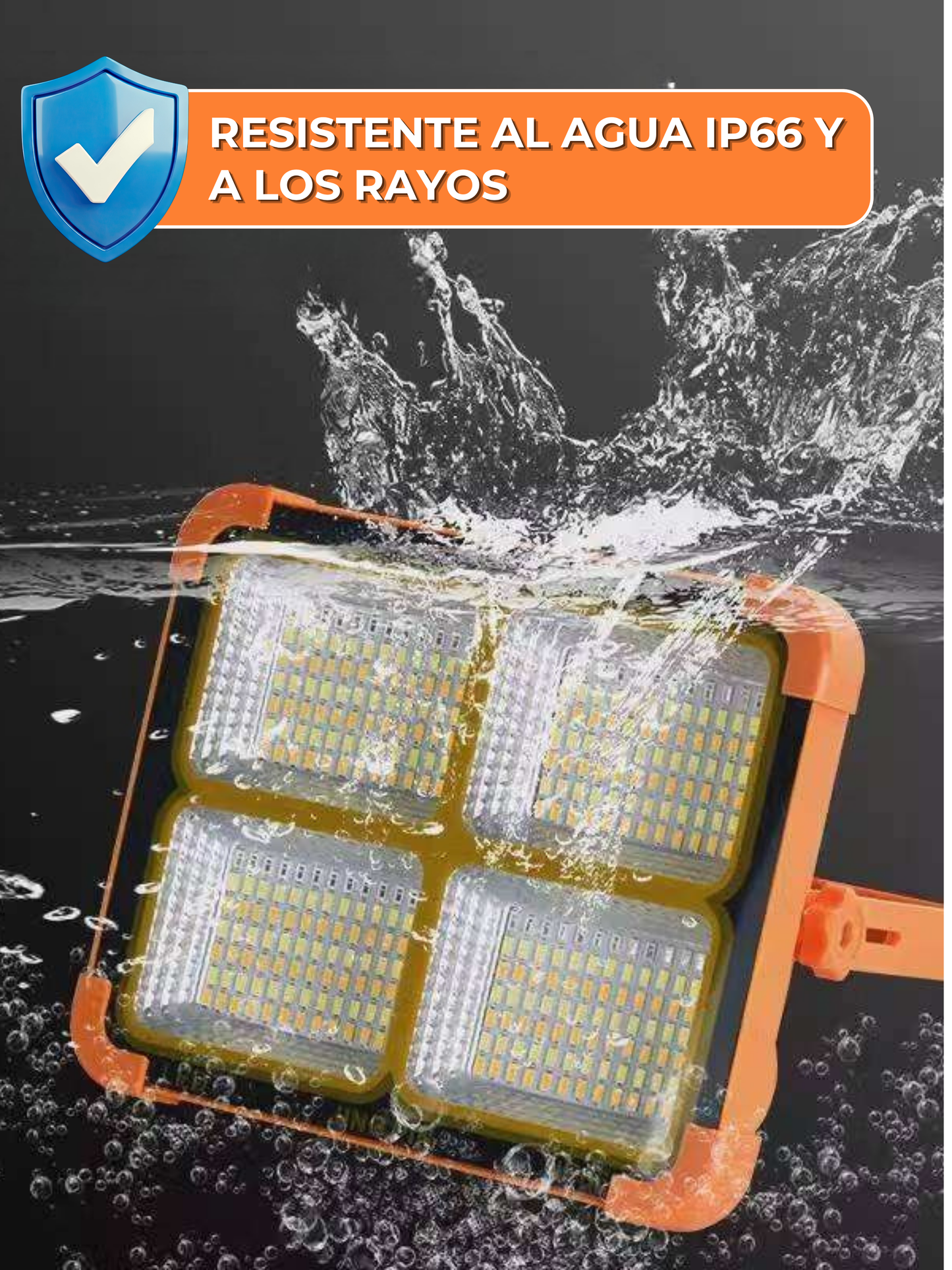 Luz LED Multifunción con Energía Solar – Iluminación superior, 5 modos flexibles y funcionamiento estable en cualquier condición.