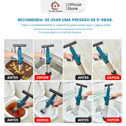 Desentupidor de Esgotos de Alta Pressão Ultra Burst